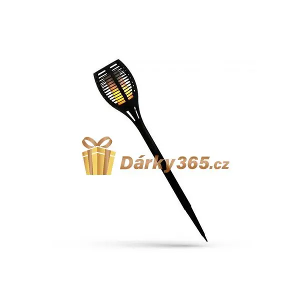 Solární zahradní světlo s imitací plamene XXL