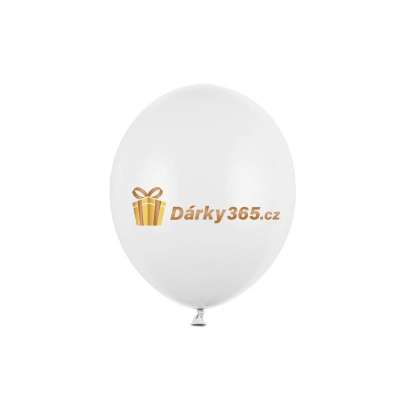Pastelové balónky 30 cm bílé 100ks