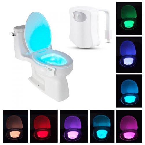 LED osvětlení na WC se senzorem pohybu