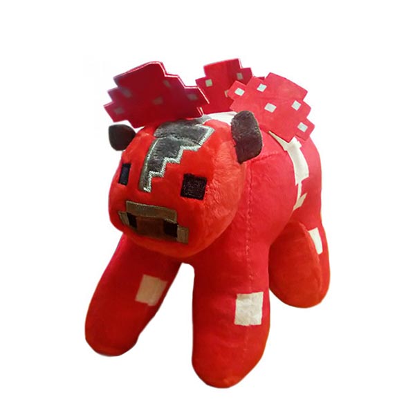 Plyšový Býk Mooshroom ze hry Minecraft 18 cm