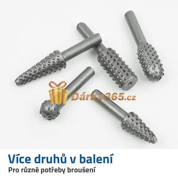 Rotační pilníky na broušení dřeva