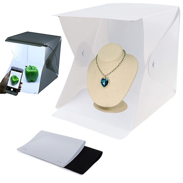 Mini fotobox s LED osvětlením