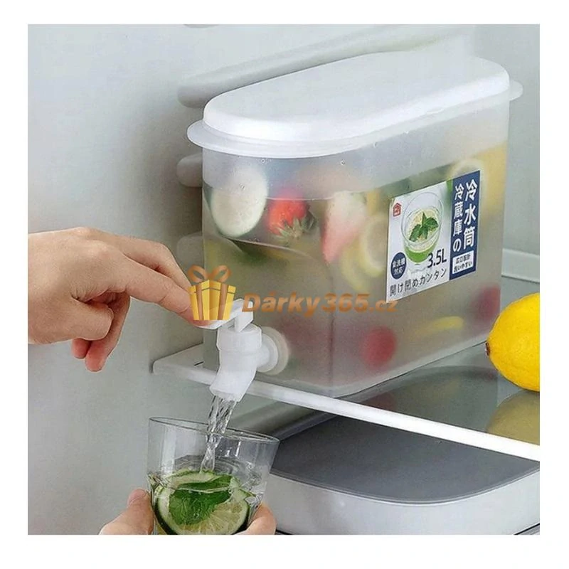 Nádoba na studené nápoje s kohoutkem do lednice 3,5L