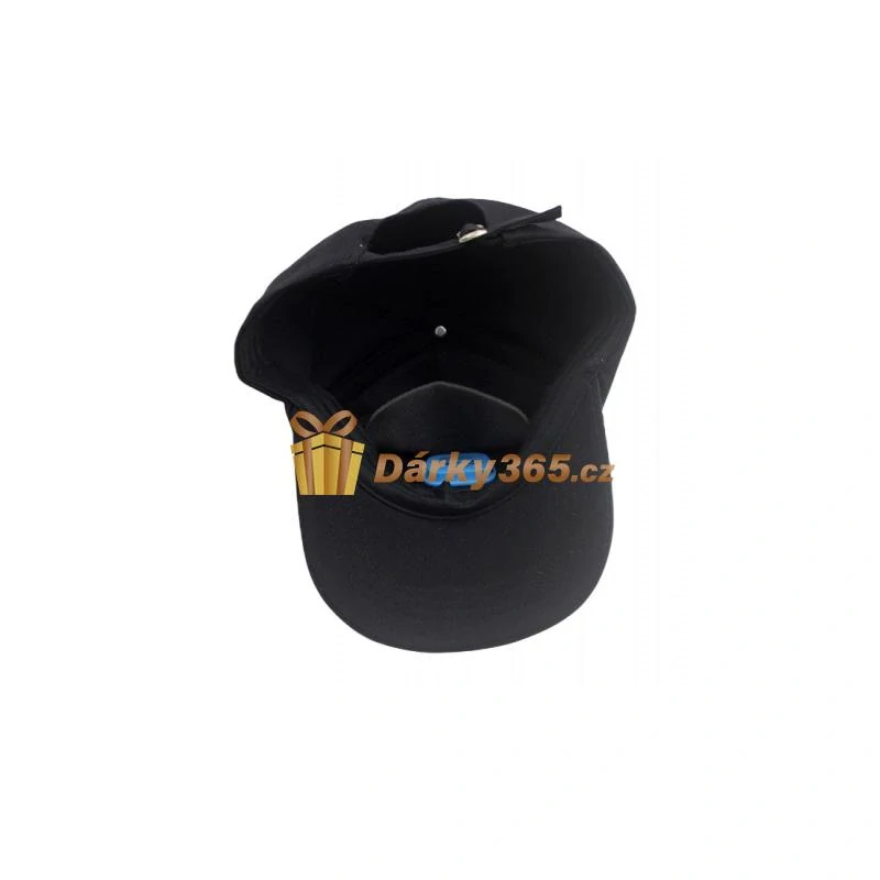 Kšiltovka s LED světlem černá
