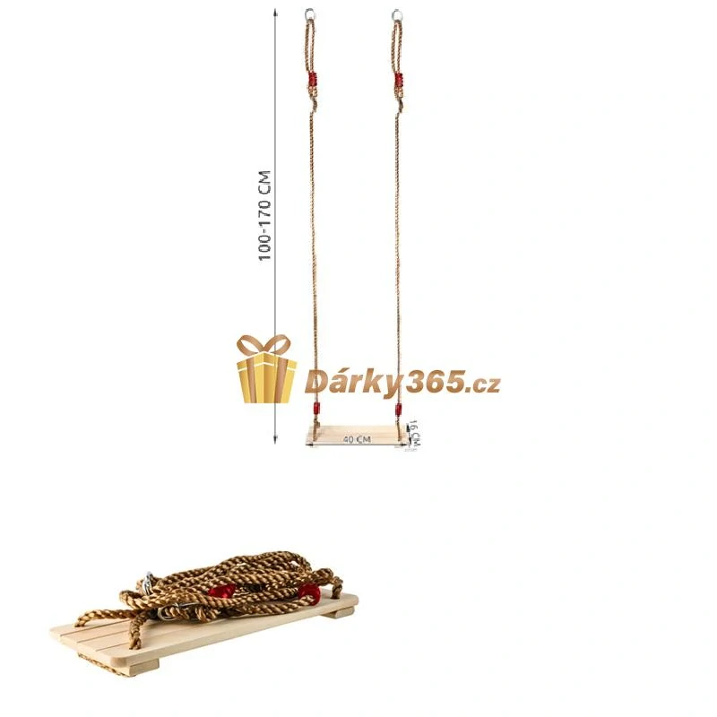 Dřevěná dětská houpačka KRUZZEL