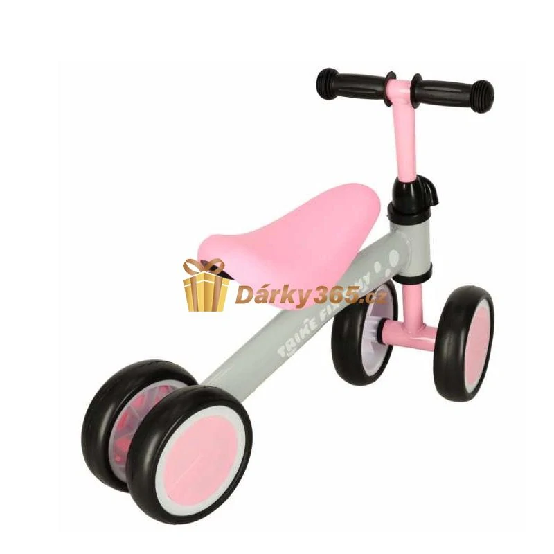 Dětská čtyřkolka balanční 3v1 Trike Fix Mini růžová