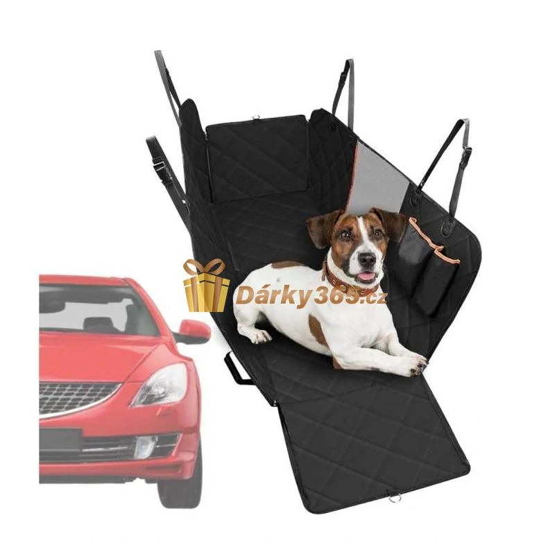Ochranná deka XXL do auta pro psa voděodolna černá