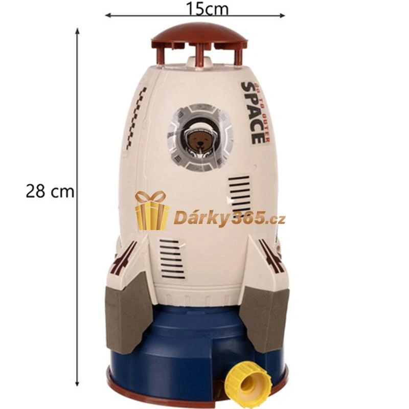 Raketa - vodní fontána pro děti