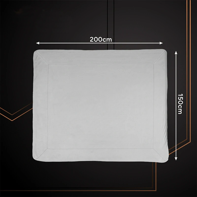 Dvouvrstvá oboustranná deka Ruhhy 150×200 cm světle šedá