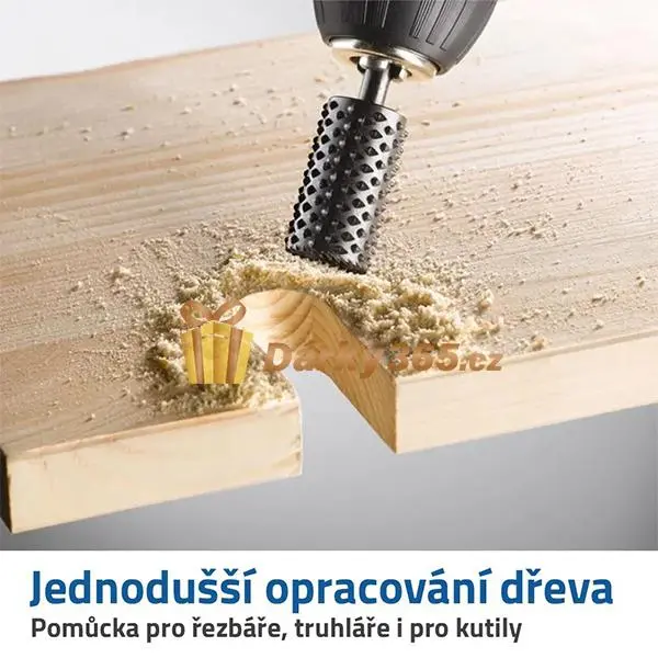 Rotační pilníky na broušení dřeva