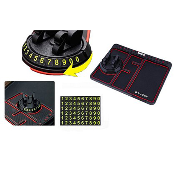 Palubní protiskluzová podložka a kryt na mobilní telefon do auta