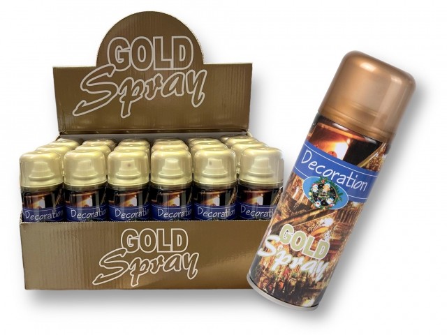 Zlatý dekorační sprej 85g