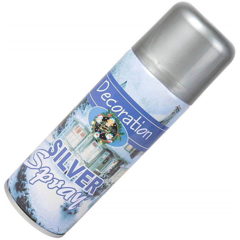 Stříbrný dekorační sprej 85g