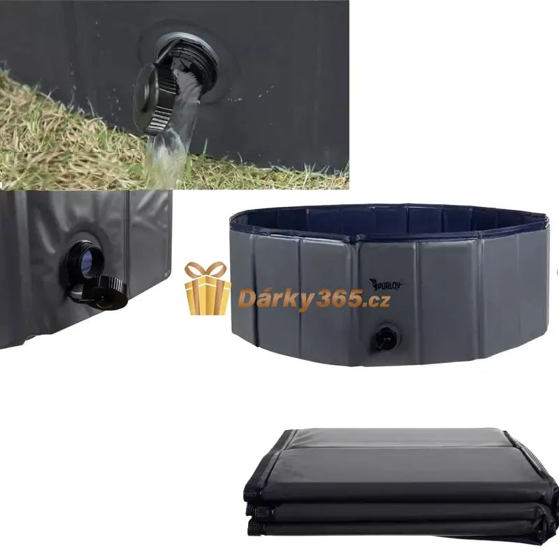 Skládací bazén pro psy 100 x 30 cm