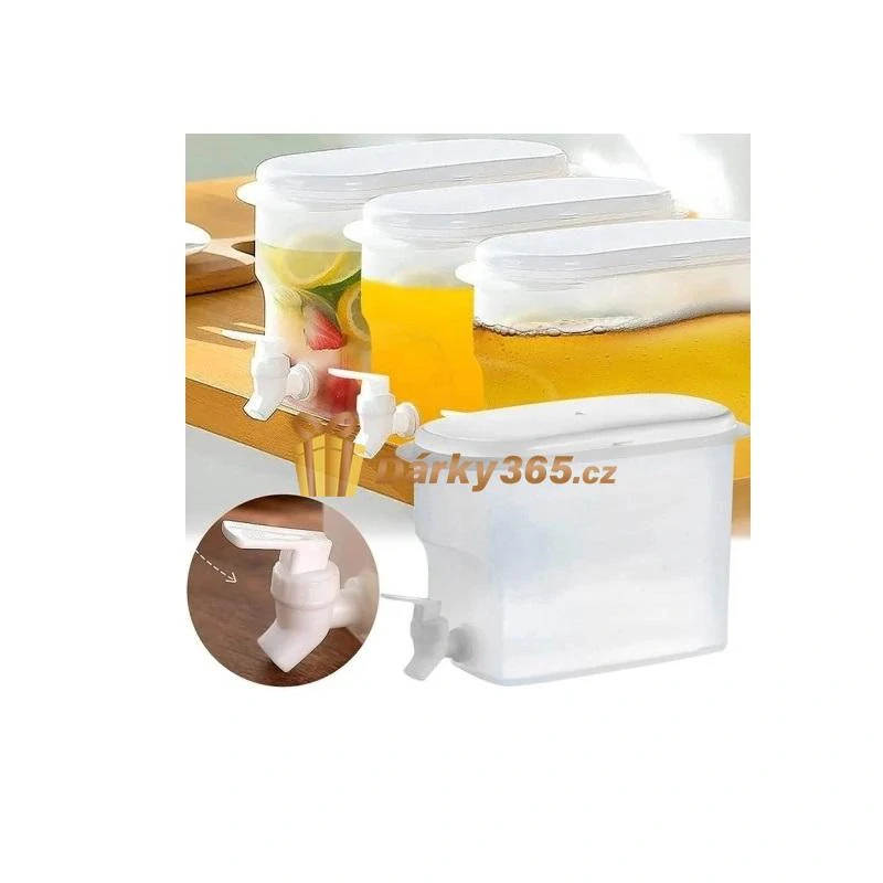 Nádoba na studené nápoje s kohoutkem do lednice 3,5L