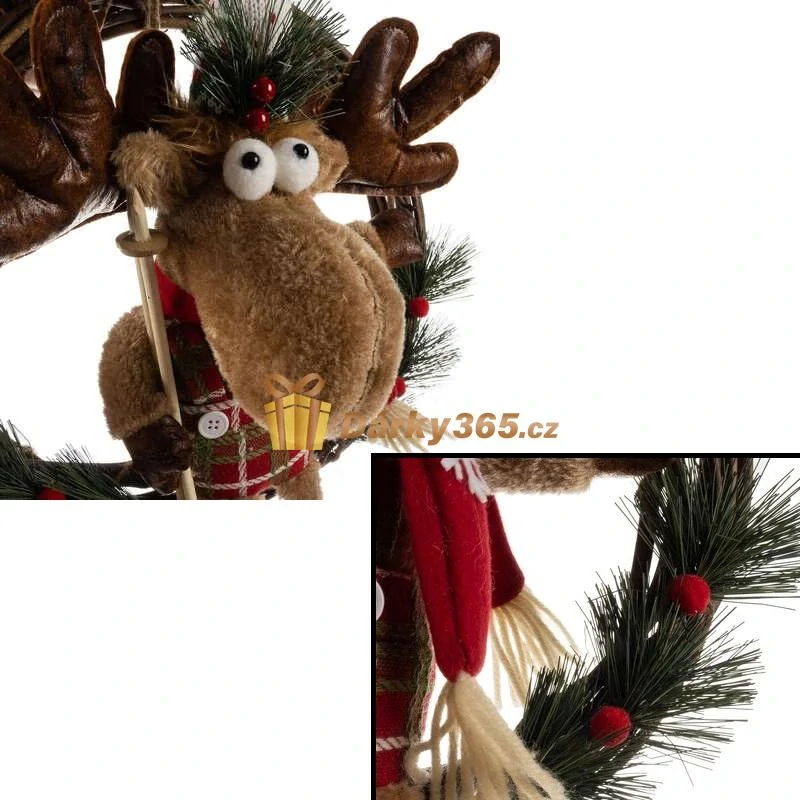 Vánoční věnec na dveře - sob