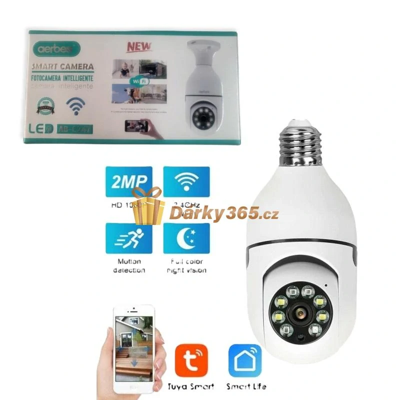 360° domácí LED inteligentní bezpečnostní kamera AB-C247