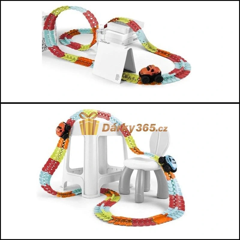 Závodní flexibilní dráha - 193 prvků