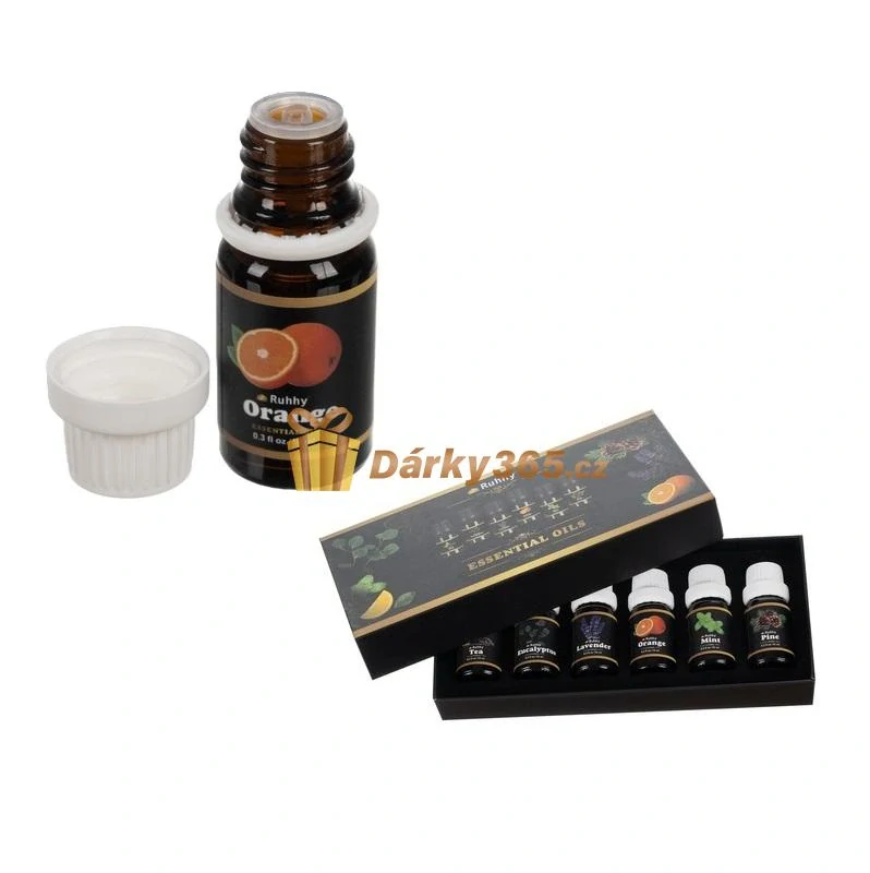 Sada esenčních olejů do difuzéru 6 ks 10 ml