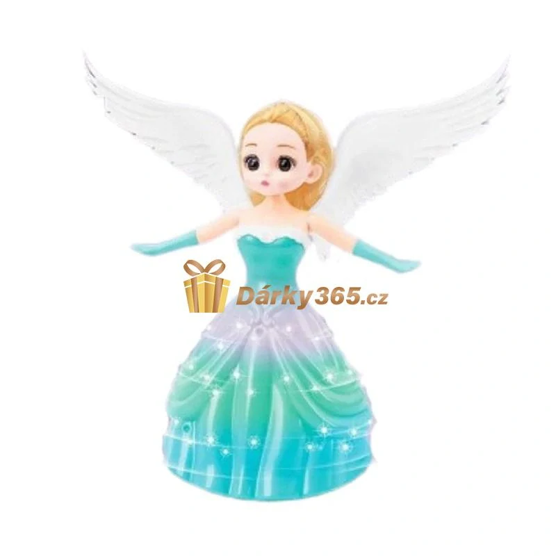 Panenka Anna s křídly zpívá, tančí, svítí