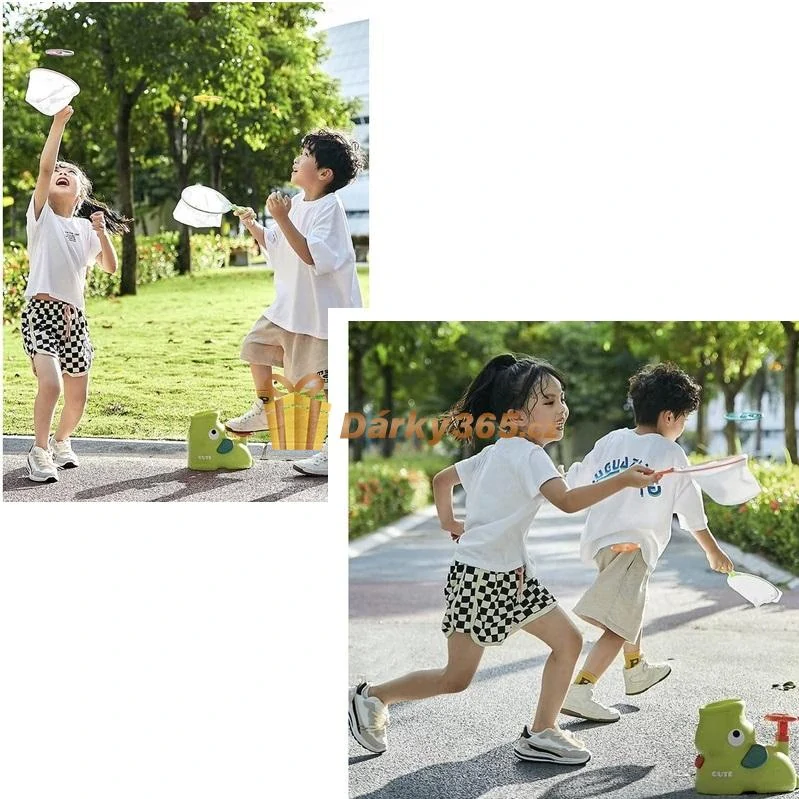 Odpalovač létajících disků 8ks + 2 ks sítěk