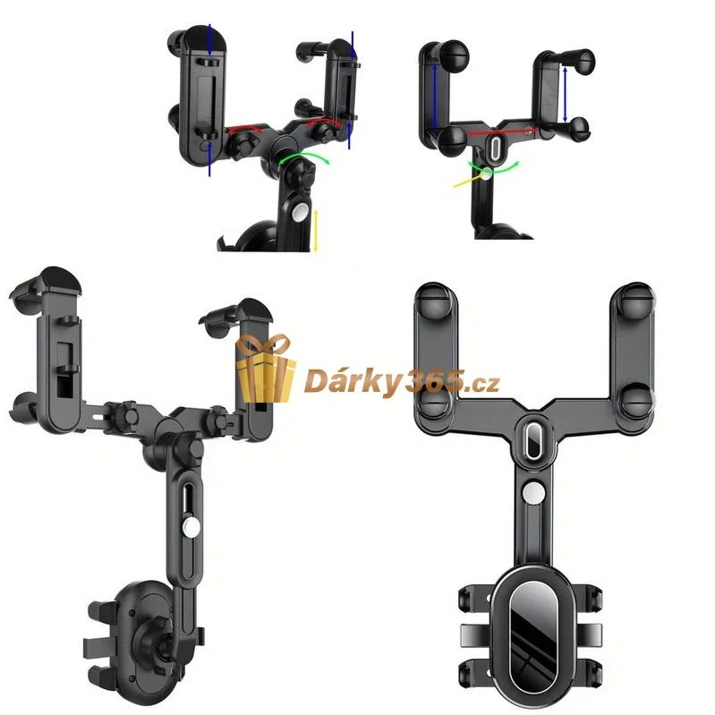 Držák telefonu do auta na zpětné zrcátko