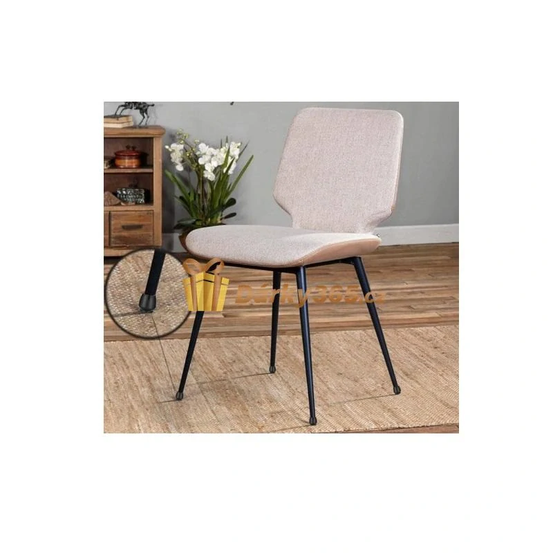 Gumové podložky na nohy židle 16 ks černé