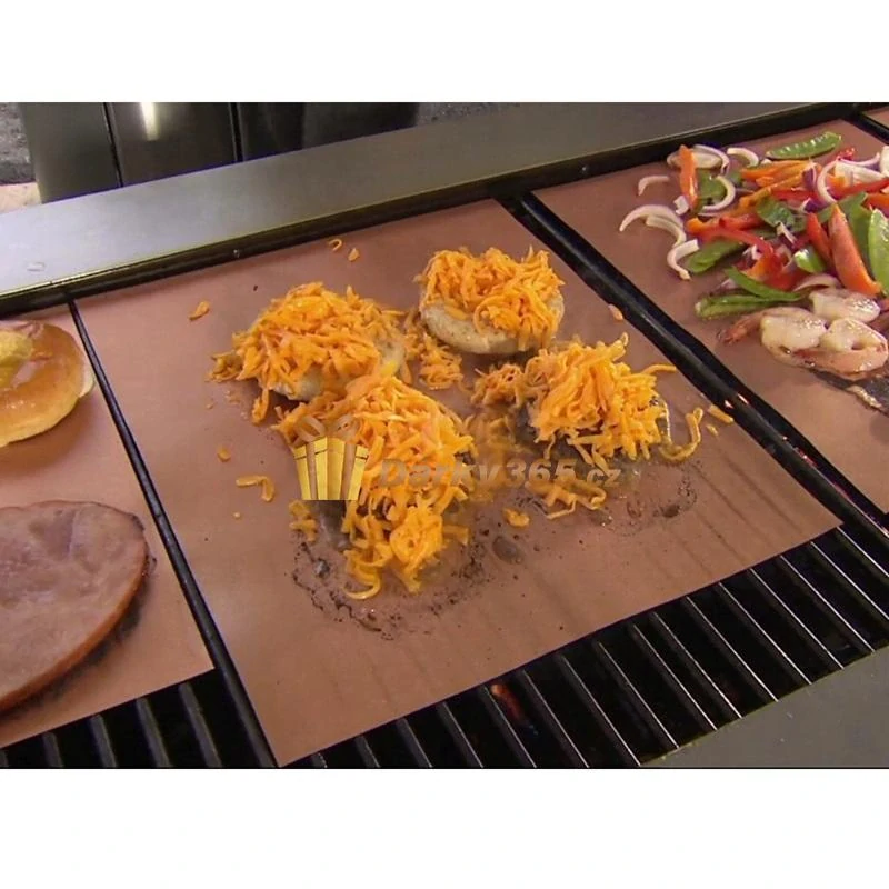 Teflonové podložky na gril i do trouby – 2 ks, 40 × 33 cm