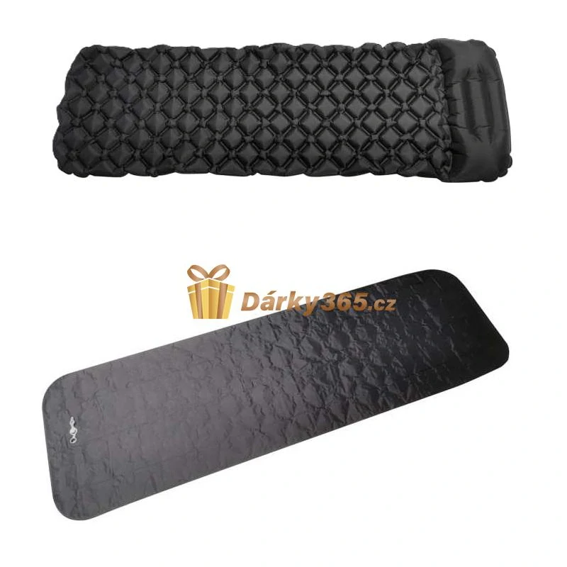 Cestovní nafukovací matrace / karimatka 190 x 60cm černá