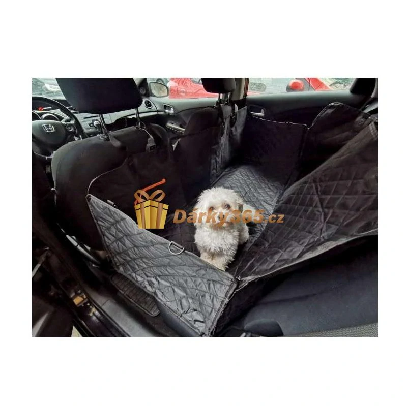 Ochranná deka XXL do auta pro psa voděodolna černá
