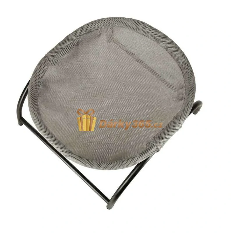 Pelíšek pro kočky - houpací síť na nohách 45x42x23 cm šedý