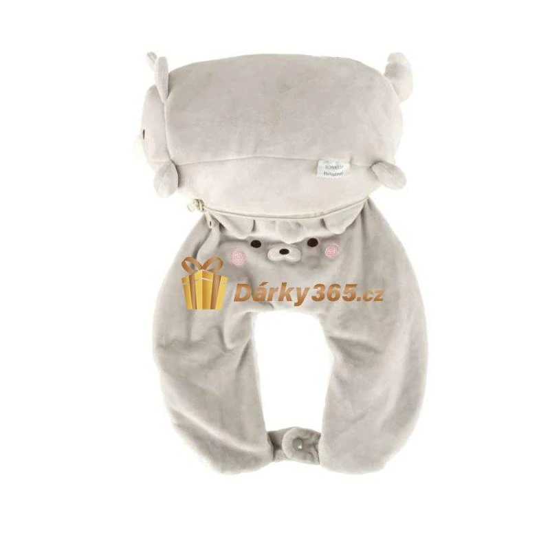 Magický cestovní kamarád 2v1 polštářek kočka