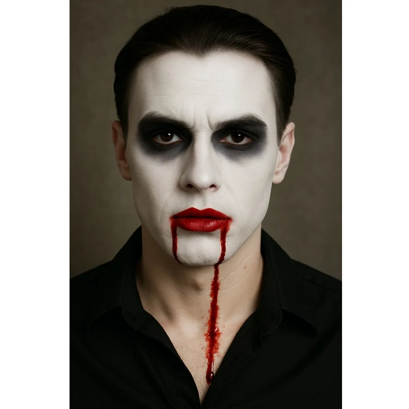 Upírský make-up na Halloween s příslušenstvím – sada na líčení