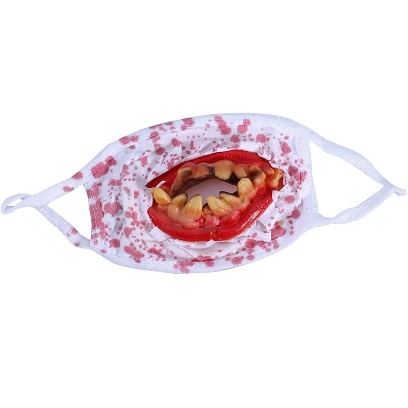 Halloween maska Krvavé zuby – strašidelný úsměv