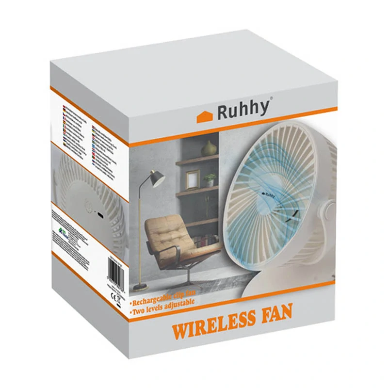 Bezdrátový stolní ventilátor Ruhhy, 1200 mAh, USB-C, 3 rychlosti