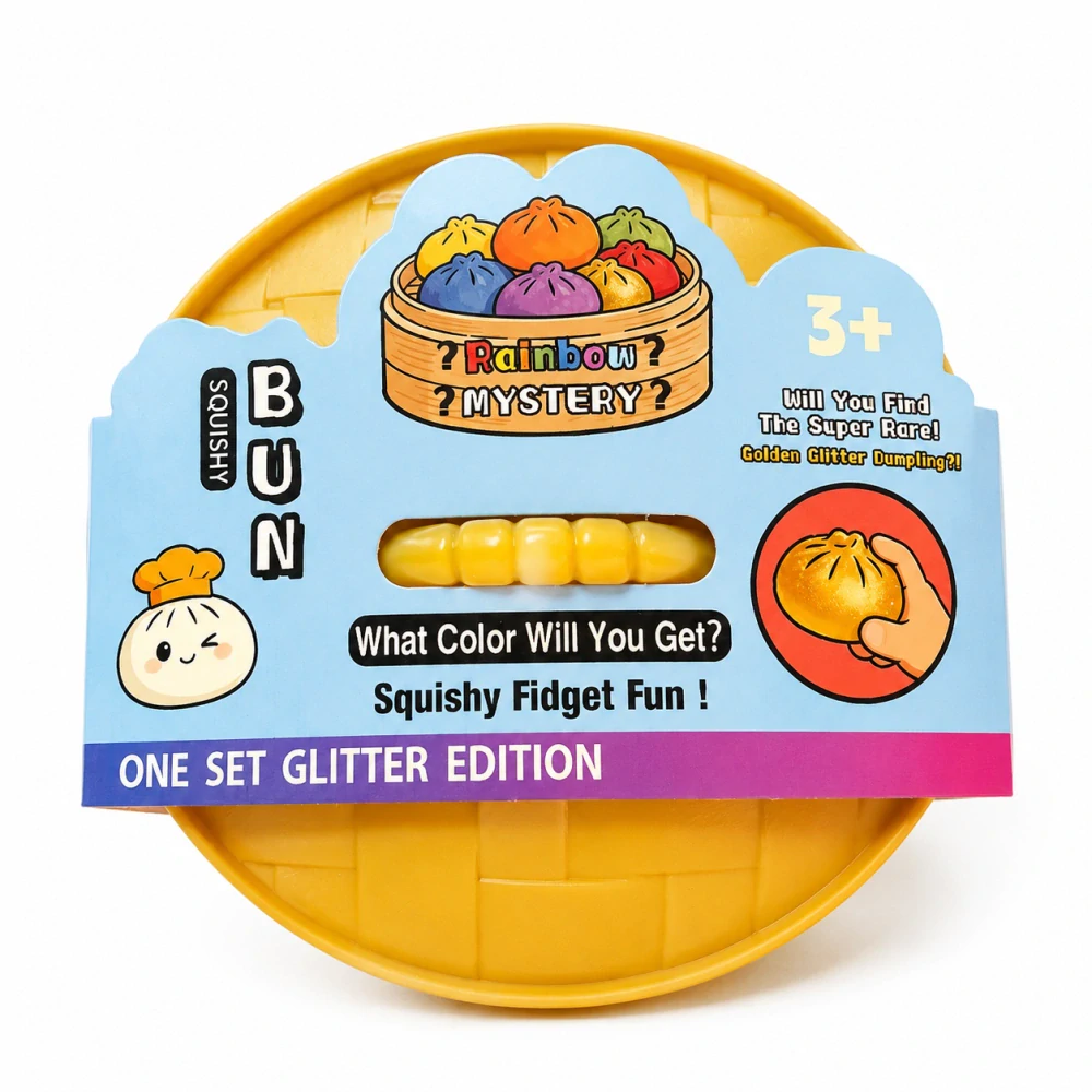 Antistresový mačkací knedlíček bílý - Squishy Dumpling