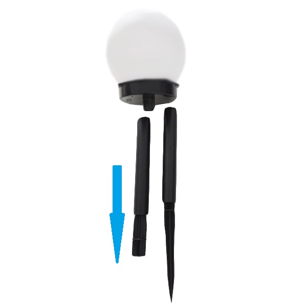 Zahradní solární lampa 3 ks