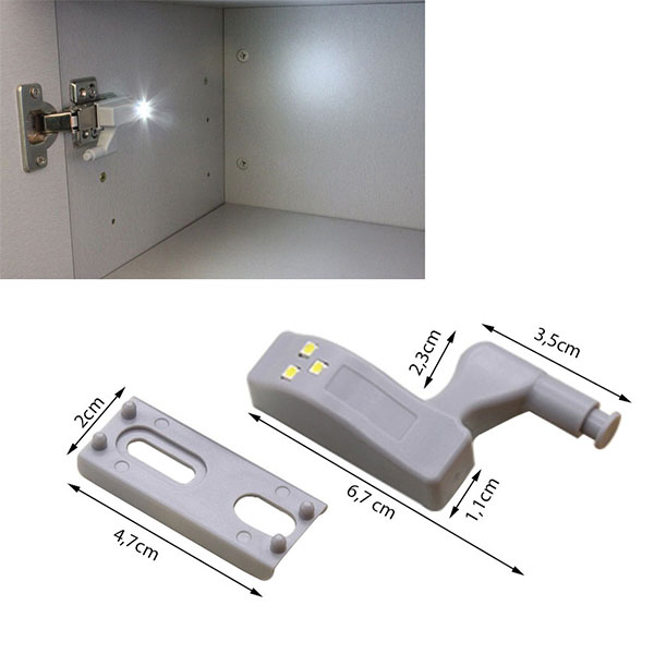 Verk 01568 Světlo do skříně 3 LED 1 ks