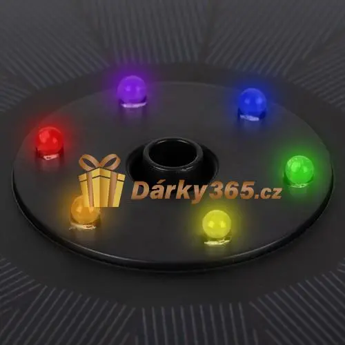 Malatec 18923 Solární fontána k zahradnímu jezírku 180L/H, RGB