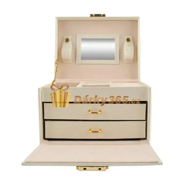 Šperkovnice / truhla - béžová