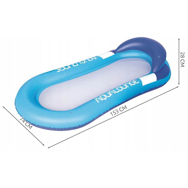 Nafukovací lehátko se sítí