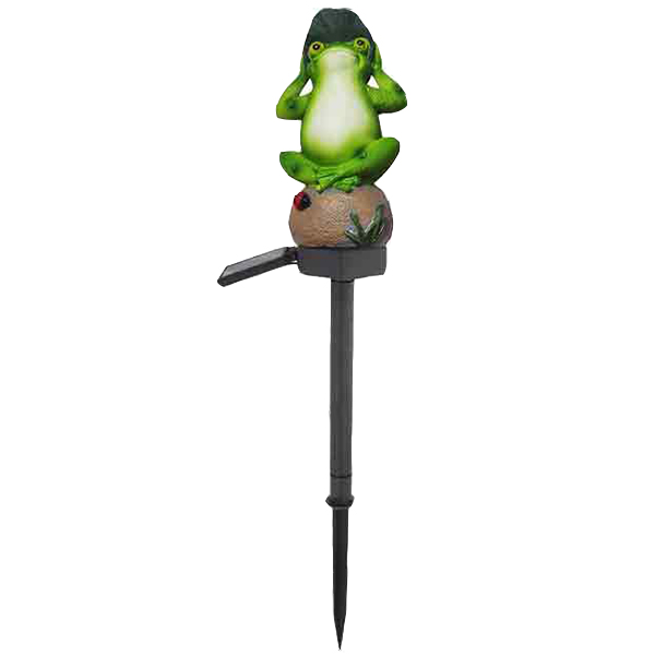 Zahradní solární světlo Žába