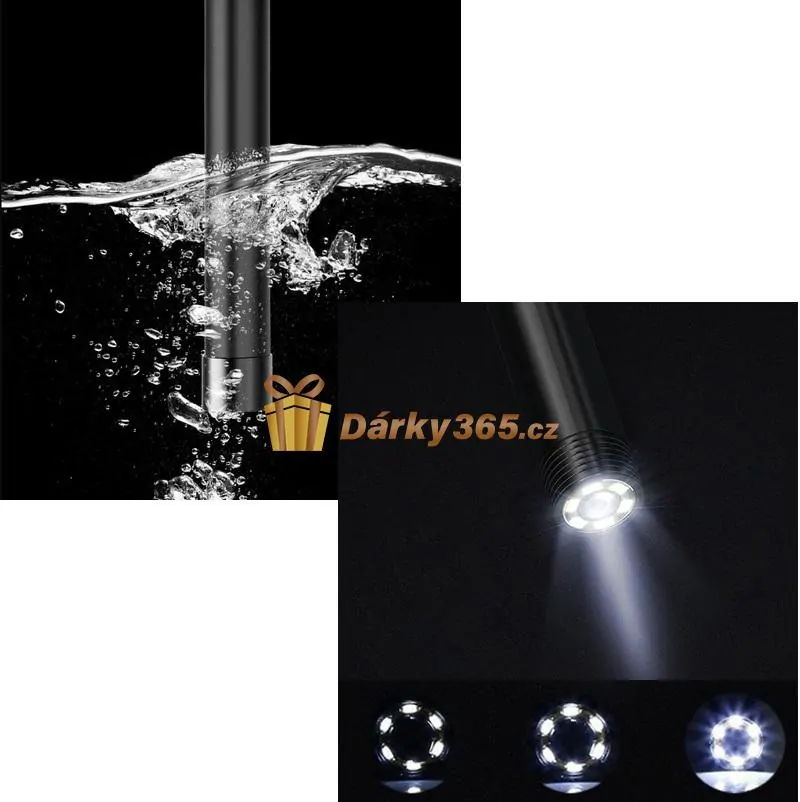 Endoskopická inspekční kamera 5m