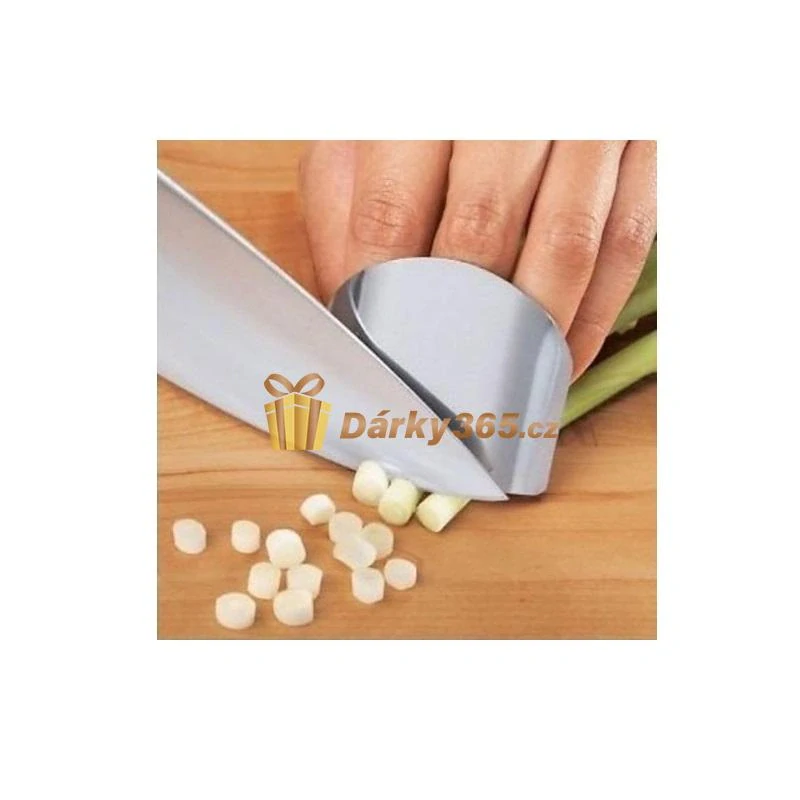 Ocelová ochrana prstů při krájení