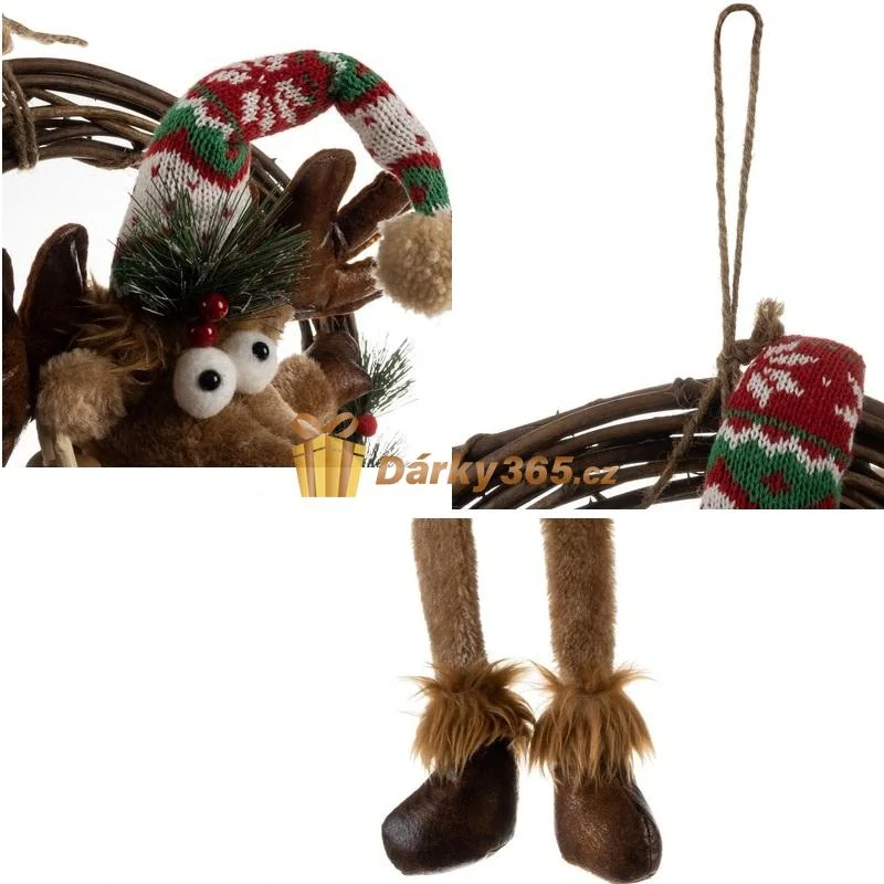 Vánoční věnec na dveře - sob