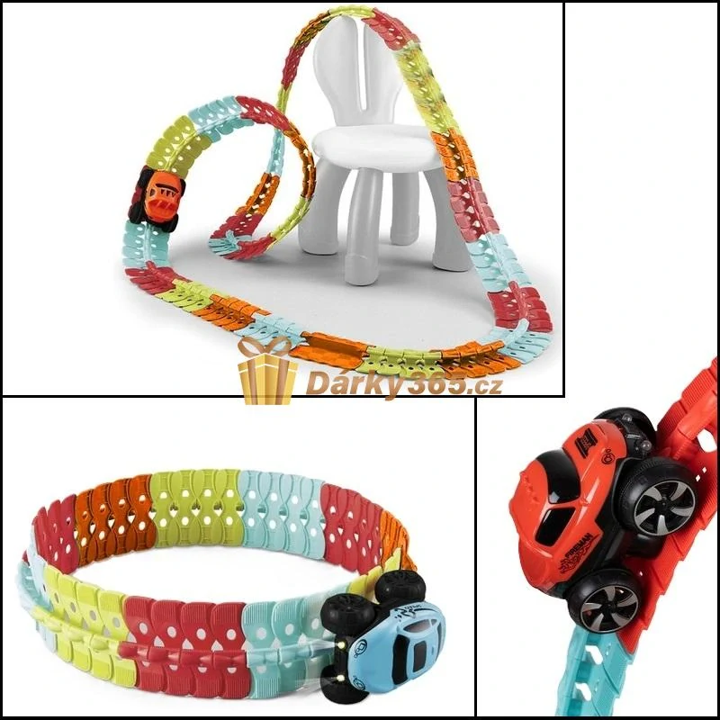 Závodní flexibilní dráha - 193 prvků