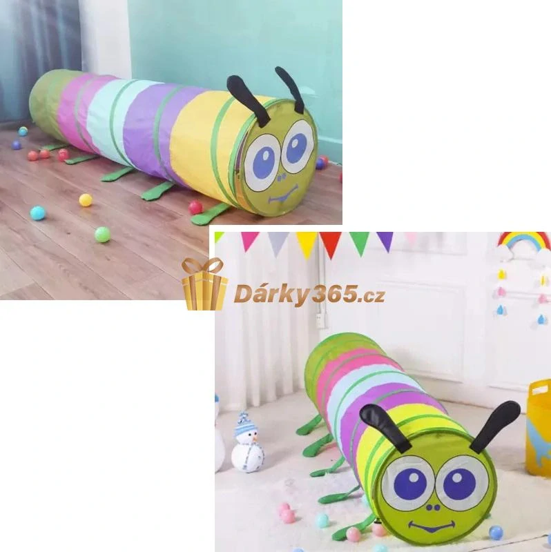 Dětský tunel Housenka 165 cm