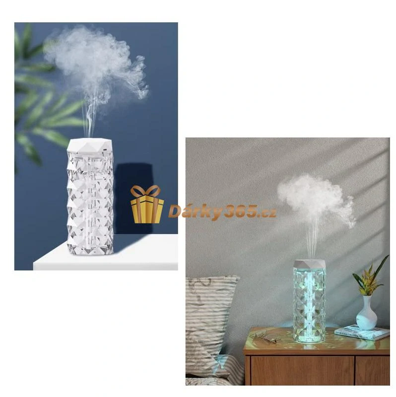 Zvlhčovač vzduchu - noční lampa 2v1