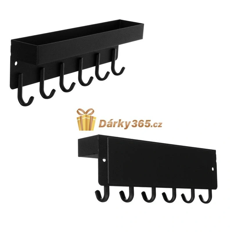 Nástěnný věšák s policí 24,5 cm