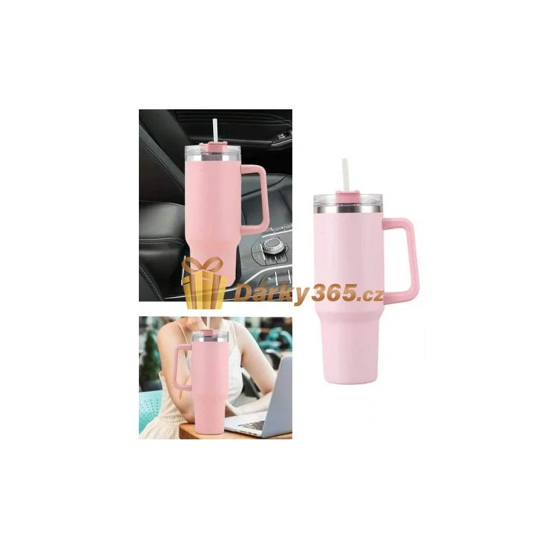 Termohrnek 1200ml s brčkem